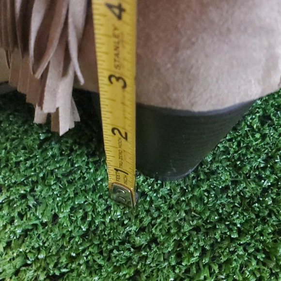 NWT Bongo Womens Zipper Up Ankle Booties with Fringe & Rivet Side Design - Picture 12 of 13